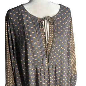 Ann Taylor LOFT Plus 24 Long Sleeve Pullover Blouse Peasant Top Boho Cottagecore thumbnail 4