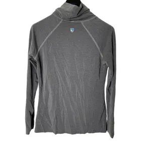 Kuhl sweatshirt hoodie pullover gray women's size small thumbnail 2