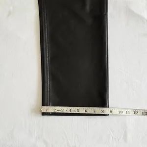 Abercrombie‎ & Fitch Vegan Leather 90s Straight Pant - Size 16. thumbnail 12