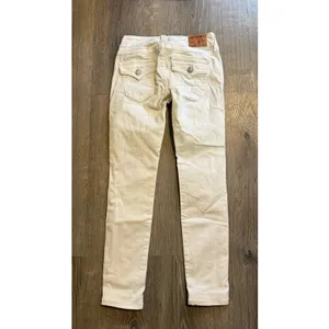 True Religion Women's Jodie White Pants Size 28 Flap‎ Back Pockets thumbnail 2
