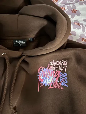 Rolling loud 2024 hoodie Brown Size M thumbnail 3