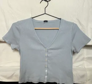Brandy Melville Button Crop Top thumbnail 1