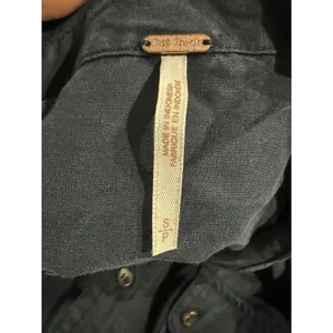 Free‎ People Off Campus Button Down Shirt Navy Metallic Size Small thumbnail 5