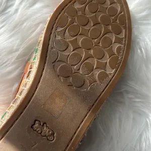 Coach Women Rainbow Espadrille Flats size 7 excellent condition thumbnail 5