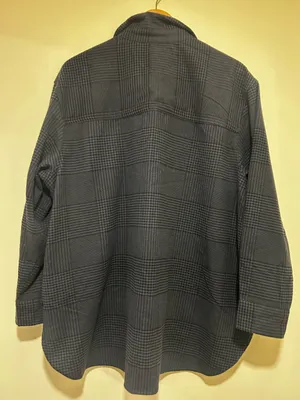 Abercrombie & Fitch Soft A&F Oversized Flannel Black Plaid Button Down Size XL thumbnail 3