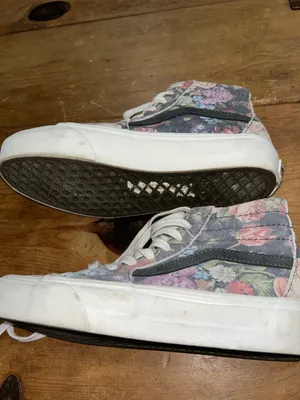 Vans Sk8-Hi Women’s Floral High Top Sneakers Black Multi Size 6 thumbnail 14