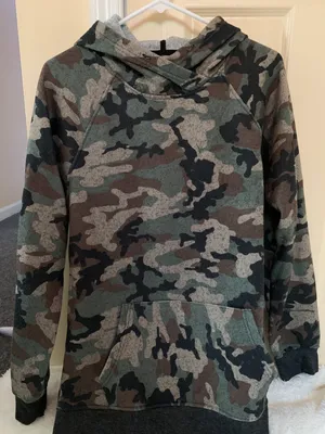 Camouflage hoodie sweatshirt thumbnail 1
