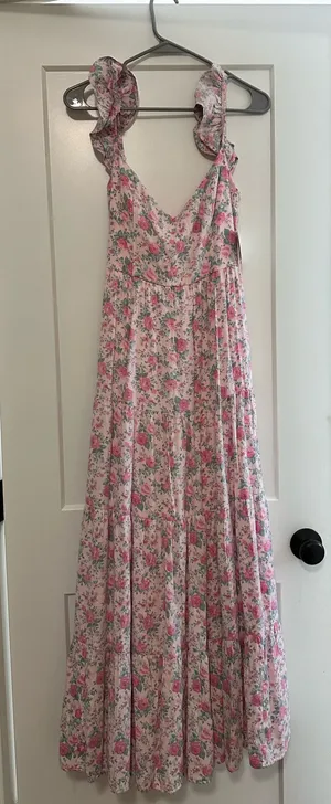 Altar'd State Dress Floral Long thumbnail 1