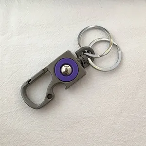 Car Keychain Carabiner Keychain for Men Women Key Rings Bottle Opener thumbnail 3
