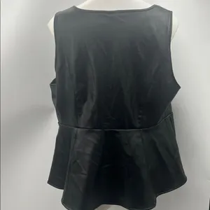 Torrid Black Sleeveless Peplum Top thumbnail 4