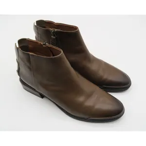 Sarto by Franco Sarto A-Nemi Olive Brown‎ Leather Ankle Boots Women 10M thumbnail 12