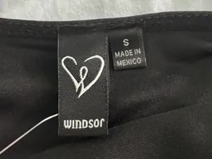 Windsor Black Formal Dress Slit with Strap thumbnail 3