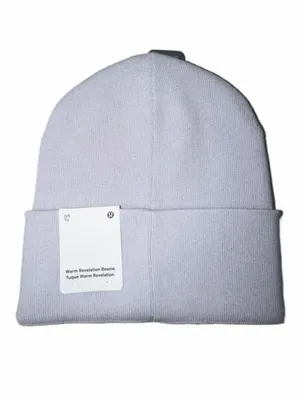 Lululemon Warm Revelation Beanie Wordmark Serene Blue Sunburst Orange thumbnail 3