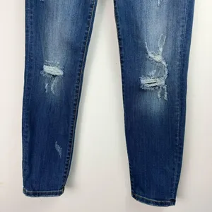 Judy Blue Relaxed Fit Stretch Denim Jeans Sz 28 Dark Wash Distressed thumbnail 9