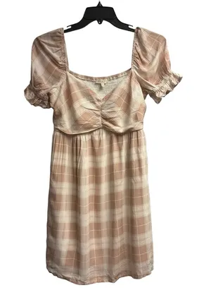 Prómesa Boutique Plaid Mini Dress Size Medium thumbnail 1