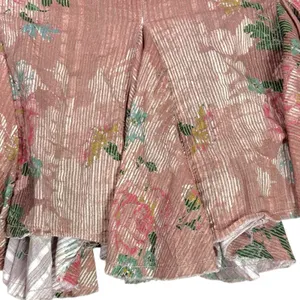 Free People Ethereal Dainty Cottage Prairie Bordeaux Floral Maxi Skirt Large thumbnail 15