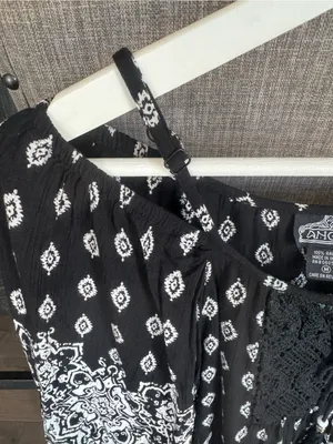 Angie Black & White Tunic thumbnail 4