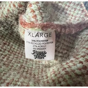 Ascot & Hart Palm Tree Cardigan XL Rust Boucle Knit Oversized Cozy Sweater‎ thumbnail 4