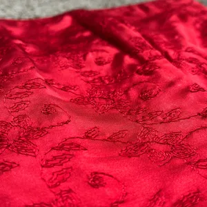 Vintage 90s Jessica McClintock Sz 6 Embroidered Satin Strapless Maxi Dress Gown thumbnail 11