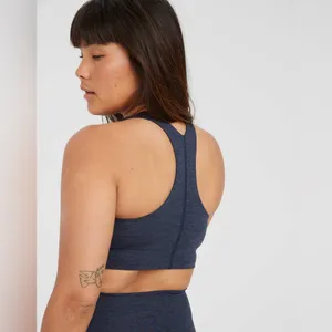 OFFLINE By Aerie The Hugger High Neck Longline Sports Bra in Night Sea Size M thumbnail 4