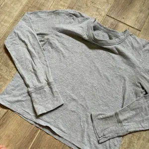 Aerie Gray Basic Long Sleeve Tee thumbnail 2