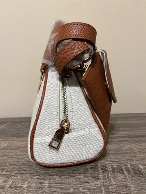 Bebe Canvas Bowler Satchel Bag thumbnail 4