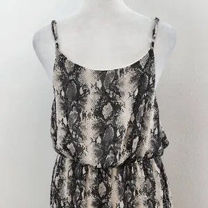 Altar'd State Gray Snakeskin Print Mini Dress Size Medium Wedding Guest Dress thumbnail 5