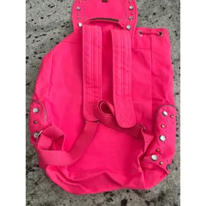 Victoria's Secret PINK Neon Hot Pink Studded Rhinestone Full Size Y2K Backpack thumbnail 6