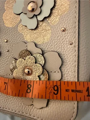 Michael Kors Pink Jet Set Floral Embellished Crossbody Purse thumbnail 8