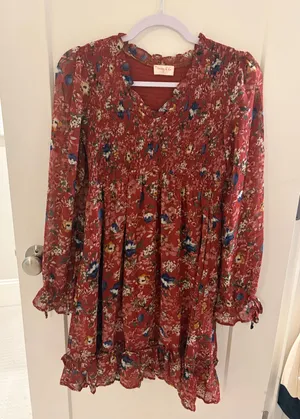 Boutique Mini Long Sleeve Dress thumbnail 1