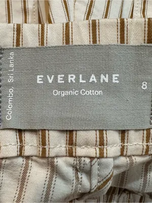 Everlane The Easy Pant in Canvas Gold Stripe Size 8 thumbnail 8