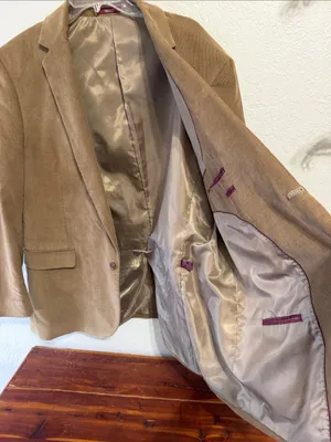 Vintage Italian Corduroy Sport Coat unisex 90s Retro Preppy Corduroy Blazer thumbnail 9