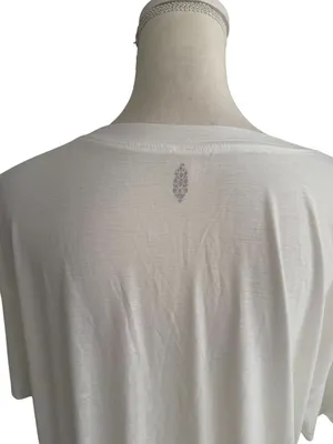 FREE PEOPLE Movement White Tunic Lightweight Tee Size XS NEW NWT thumbnail 5