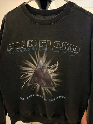 Pink Floyd Black Crewneck Sweatshirt with Prism Graphic thumbnail 2