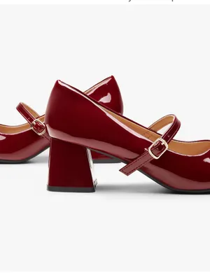 NIB Classic Mary Jane Block Heel Pumps thumbnail 4