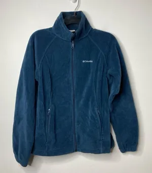 Columbia‎ thick fleece jacket navy blue size medium thumbnail 1