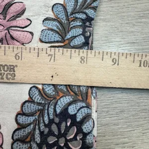 Ann Taylor LOFT‎ Women Floral Linen Blend Shorts Size 00 Pink Blue Summer thumbnail 7