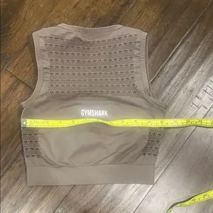 Gymshark Brown Perforated Sports Bra XS/S thumbnail 3