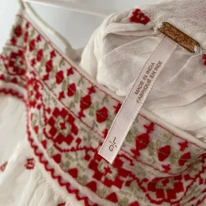 Free People loose white boho top thumbnail 2