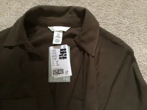 H&M Tie Belt Shirt Dress- Xsm- Nwt thumbnail 7