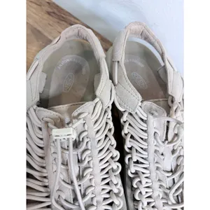 KEEN UNEEK Sandals Womens 9.5 Beige Tan Cord Bungee Outdoor Gorpcore thumbnail 9
