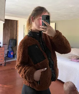 Teddy fleece Brown thumbnail 1