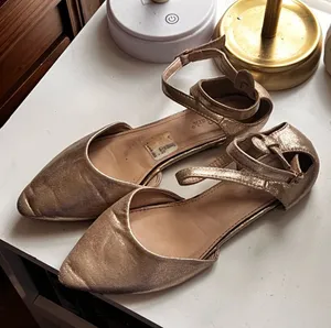 LOV MARK Metallic Gold Ankle thumbnail 1