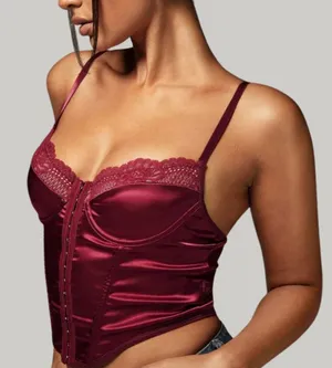 Princess Polly Lace Cherry Bustier thumbnail 1