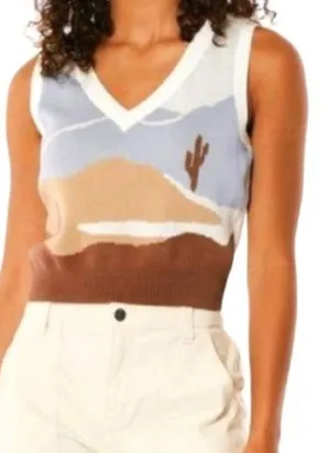 Hollister Crop Knit Sweater Vest thumbnail 1
