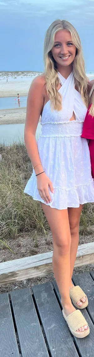 Aerie White Dress thumbnail 1