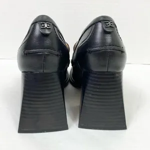 Sam Edelman New York Quincy Black Leather Horse Bit Square Heeled Loafers thumbnail 4