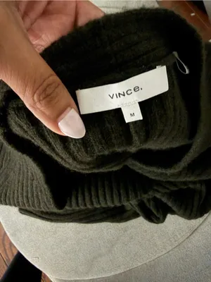 VINCE Fitted Dolman Sleeve Dress thumbnail 2