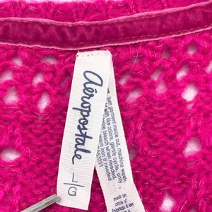 Aeropostale Sweater Womens Large Open Knit Y2k Dopamine Mall‎ Goth Indie Fairy thumbnail 7