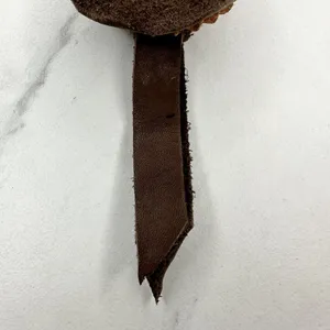 Soft Brown Leather Fringe Western Concho Rock Creek Idaho Boho Keychain Keyring thumbnail 11
